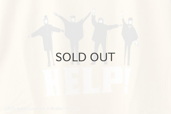 画像4: THE BEATLES | “HELP!” Front & Back Print T-Shirt (YW) (4)