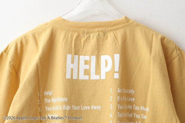 画像7: THE BEATLES | “HELP!” Front & Back Print T-Shirt (YW) (7)