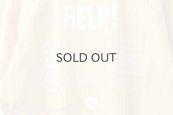 画像8: THE BEATLES | “HELP!” Front & Back Print T-Shirt (YW) (8)