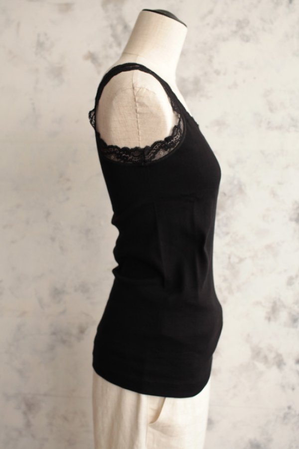 画像8: レースタンクトップ 866(NOIR) (8)