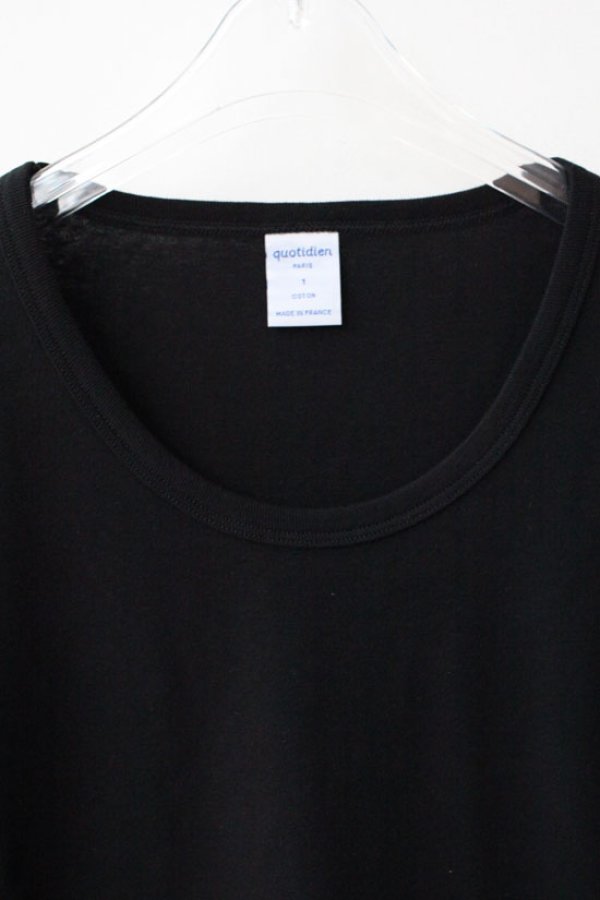 画像3: 五分袖パフスリーブカットソー AVL14001 (NOIR) (3)