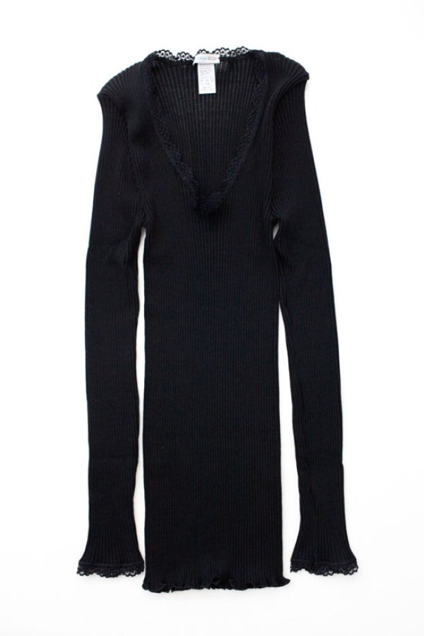 画像2: ML LANAMICRO PLISSE' C/PIZZETTO 307(NERO) (2)