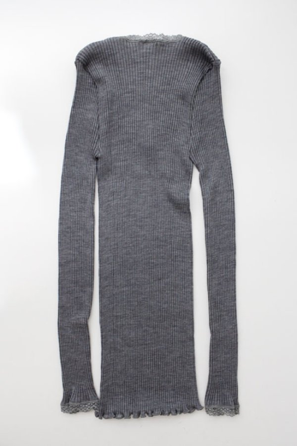 画像3: ML LANAMICRO PLISSE' C/PIZZETTO 307(GRIGIO M) (3)