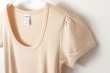 画像5: SALE30%OFF!! Uネックパフスリーブカットソー 049-09（NOUGAT） (5)