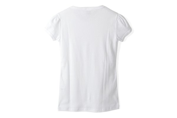 画像2: SALE30%OFF!! クルーネックパフスリーブカットソー 145-09 (BLANC) (2)