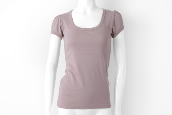 画像7: SALE30%OFF!! Uネックパフスリーブカットソー 049-09 (BLANC) (7)