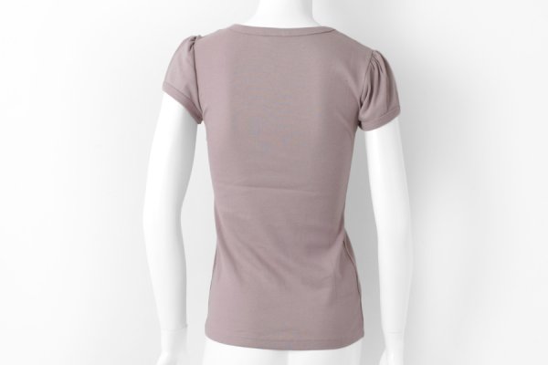 画像9: SALE30%OFF!! Uネックパフスリーブカットソー 049-09 (BLANC) (9)