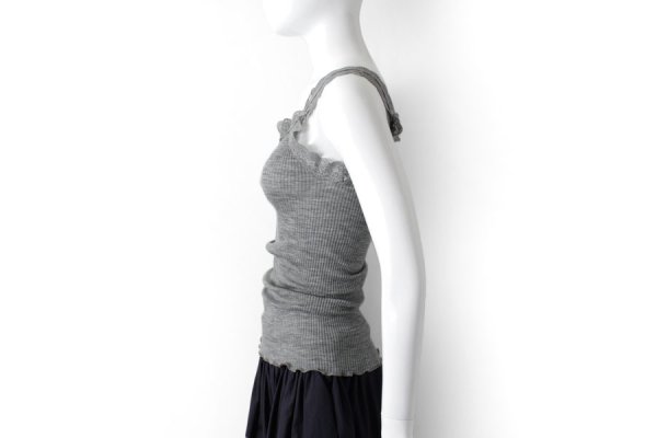 画像11: 【NEW】S/S LANA E SETA PLISSE' CON PIZZO 1491（NERO） (11)