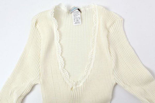 画像4: ML LANAMICRO PLISSE' C/PIZZETTO 307(BIANCO) (4)