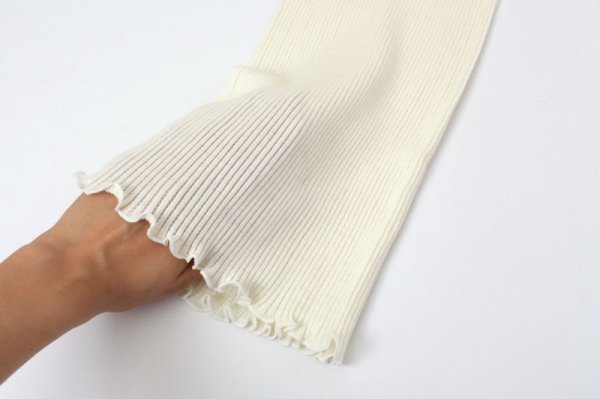 画像7: ML LANAMICRO PLISSE' C/PIZZETTO 307(BIANCO) (7)