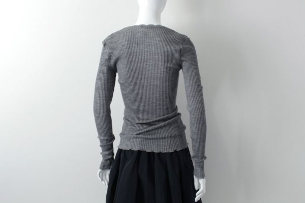 画像9: ML LANAMICRO PLISSE' C/PIZZETTO 307(GRIGIO M) (9)