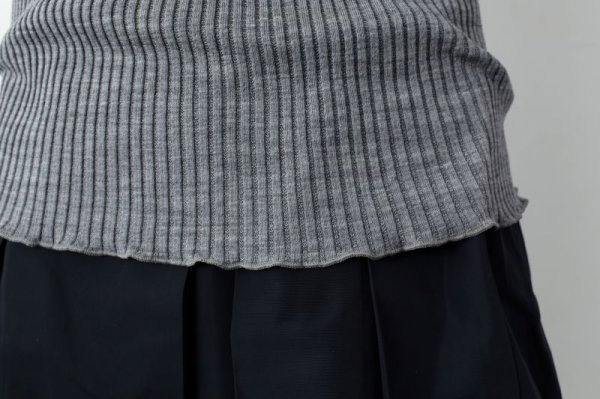 画像13: ML LANAMICRO PLISSE' C/PIZZETTO 307(GRIGIO M) (13)