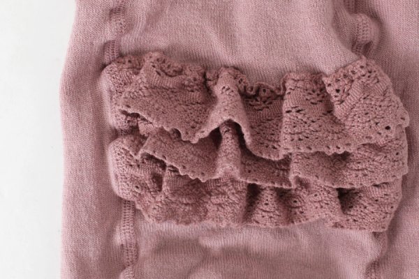 画像6: SALE50%OFF!! 子供服 バックフリル ウールタイツ（RO） (6)