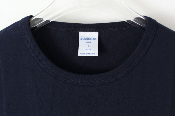 画像2: SALE30%OFF!! クルーネックパフスリーブカットソー 145-09 (NV) (2)