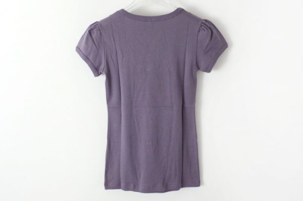 画像5: SALE30%OFF!! Uネックパフスリーブカットソー 049-09 (PRUNE) (5)