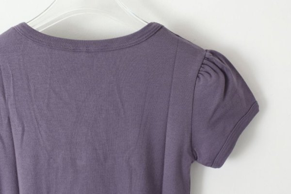 画像6: SALE30%OFF!! Uネックパフスリーブカットソー 049-09 (PRUNE) (6)