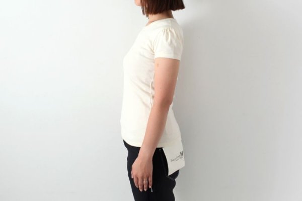 画像9: SALE30%OFF!! クルーネックパフスリーブカットソー 145-09 (ECRU) (9)