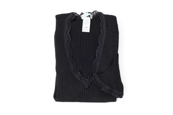 画像2: MM LANAMICRO PLISSE C/PIZZETTO 306(NERO) (2)