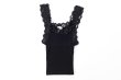 画像1: 【NEW】S/S LANA E SETA PLISSE' CON PIZZO 1491（NERO） (1)