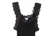 画像4: 【NEW】S/S LANA E SETA PLISSE' CON PIZZO 1491（NERO） (4)