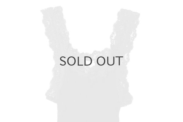 画像4: 【NEW】S/S LANA E SETA PLISSE' CON PIZZO 1491（NERO） (4)