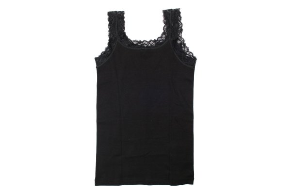 画像2: レースタンクトップ 866(NOIR) (2)