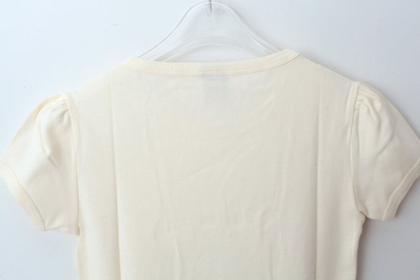 画像6: SALE30%OFF!! クルーネックパフスリーブカットソー 145-09 (ECRU) (6)