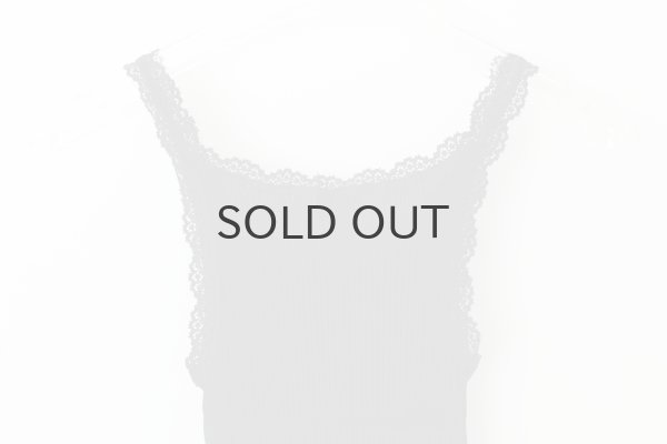 画像8: TOP C/PIZZETTO FILO DI SCOZIA PLISSE 2004（NERO） (8)