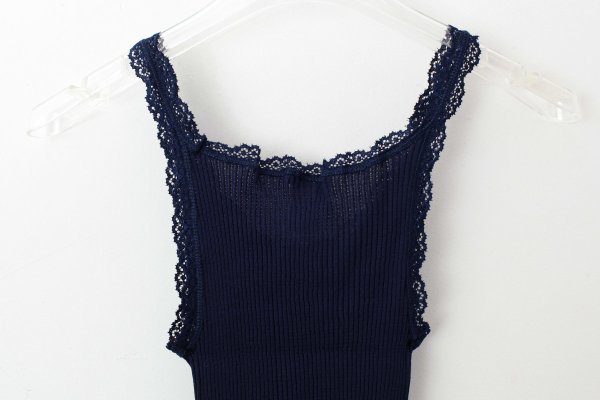 画像8: TOP C/PIZZETTO FILO DI SCOZIA PLISSE 2004（BLEU） (8)