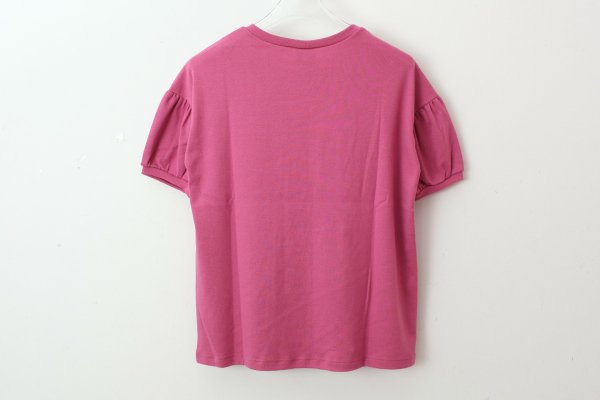 画像2: ドロップショルダー パフスリーブカットソー 150-18（COSMOS） (2)