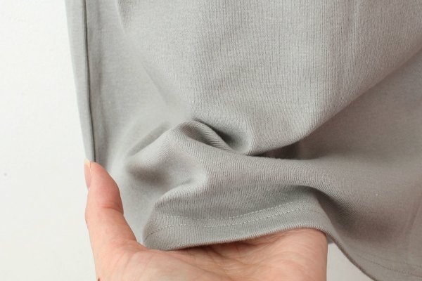 画像4: SALE30%OFF!! クルーネックパフスリーブカットソー 145-09 (ACIER) (4)