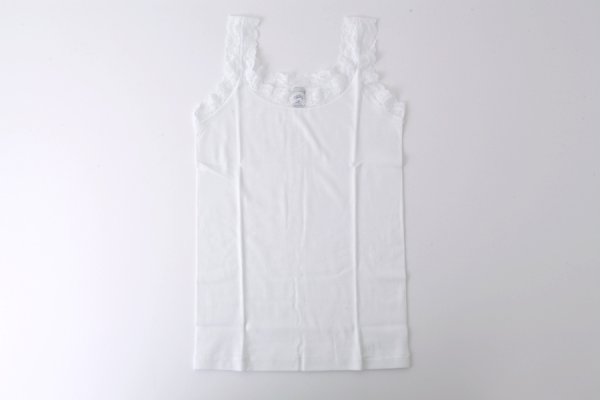 画像3: レースタンクトップ 866(BLANC) (3)