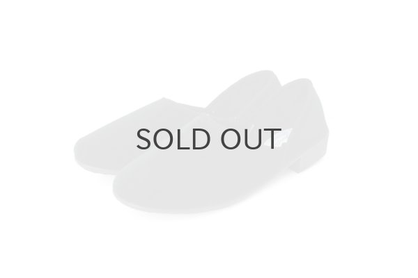 画像1: ベルベットスリッポンシューズ（BK） (1)