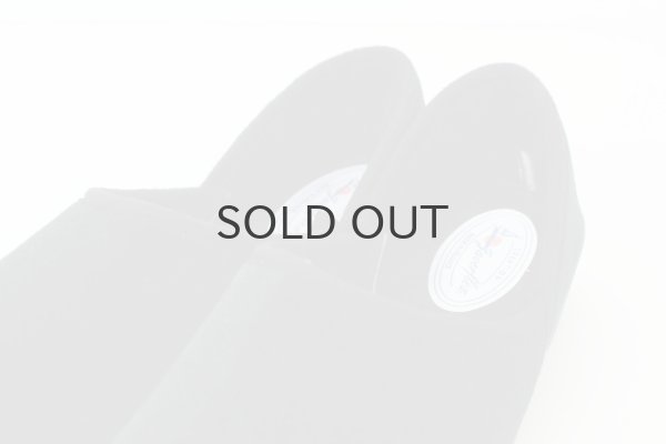 画像8: ベルベットスリッポンシューズ（BK） (8)