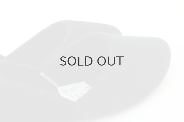 画像9: ベルベットスリッポンシューズ（BK） (9)