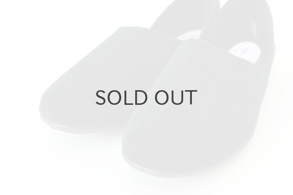 画像10: ベルベットスリッポンシューズ（BK） (10)