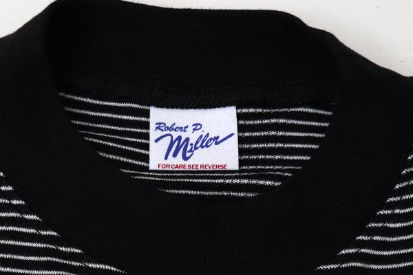 画像5: Panel-rib M/N Tee 829C (BLK-W2) (5)