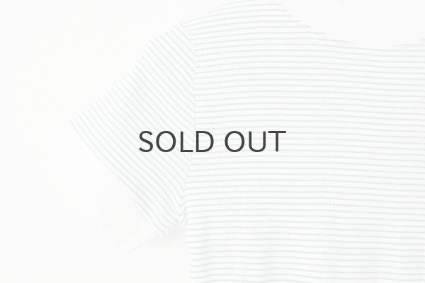 画像4: Panel-rib M/N Tee 829C (WHT-GN) (4)