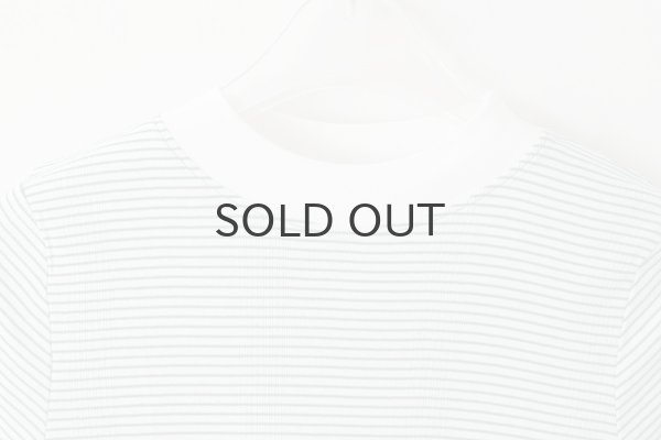 画像3: Panel-rib M/N Tee 829C (WHT-GN) (3)