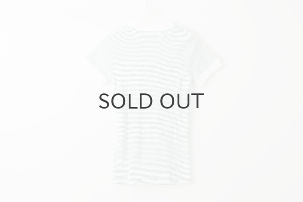 画像2: Panel-rib M/N Tee 829C (WHT-GN) (2)