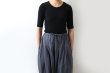 画像12: Panel-rib H/S Tee 822C (BLK-W2) (12)