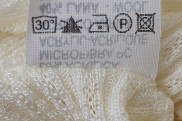 画像11: ML LUPETTO PLISSE' C/COLLO E POLSI PIZZO 304 (BIANCO) (11)