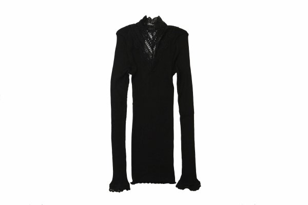 画像2: RWBenita LS Regular Turtleneck T-shirt 100007 (BK) (2)