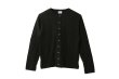 画像1: Panel ribbed cardigan 851C (BLK) (1)
