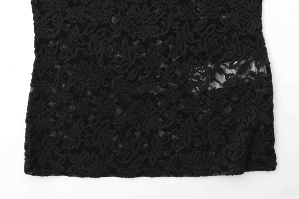 画像6: SALE!! RWDelicia Capsleeve Regular T-neck Top 100956 (BK) (6)