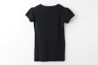 画像2: SALE30%OFF!! Uネックパフスリーブカットソー 049-09（NOIR） (2)