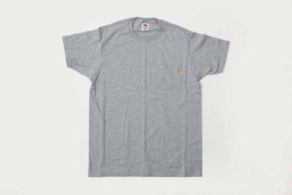 画像7: SALE30%OFF!! 2P FRUIT OF THE LOOM / FAVORITE POCKET TEE (WH/GY） (7)
