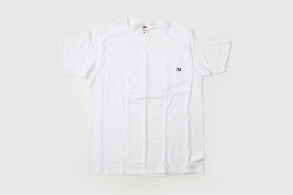 画像2: SALE30%OFF!! 2P FRUIT OF THE LOOM / FAVORITE POCKET TEE (WH/GY） (2)