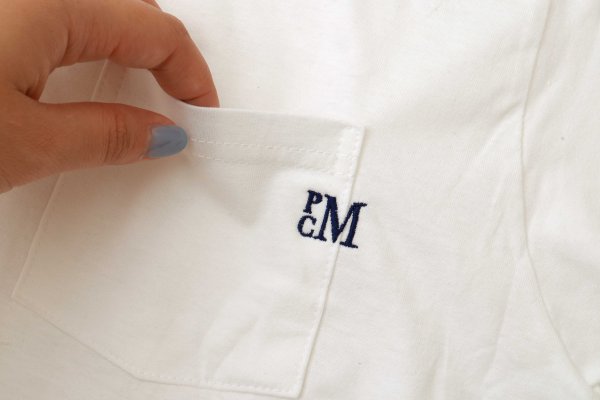 画像6: SALE30%OFF!! 2P FRUIT OF THE LOOM / FAVORITE POCKET TEE (WH/GY） (6)