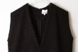 画像3: V Neck Jumpsuit_Shadow Check (BKCK) (3)
